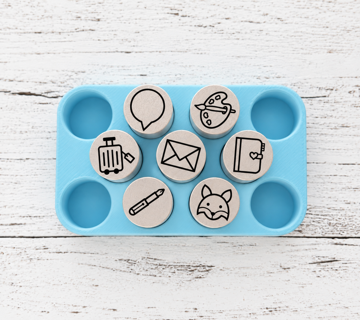 Mini Stamp Holder for Merry & Bright Stamps | Papertail Fox