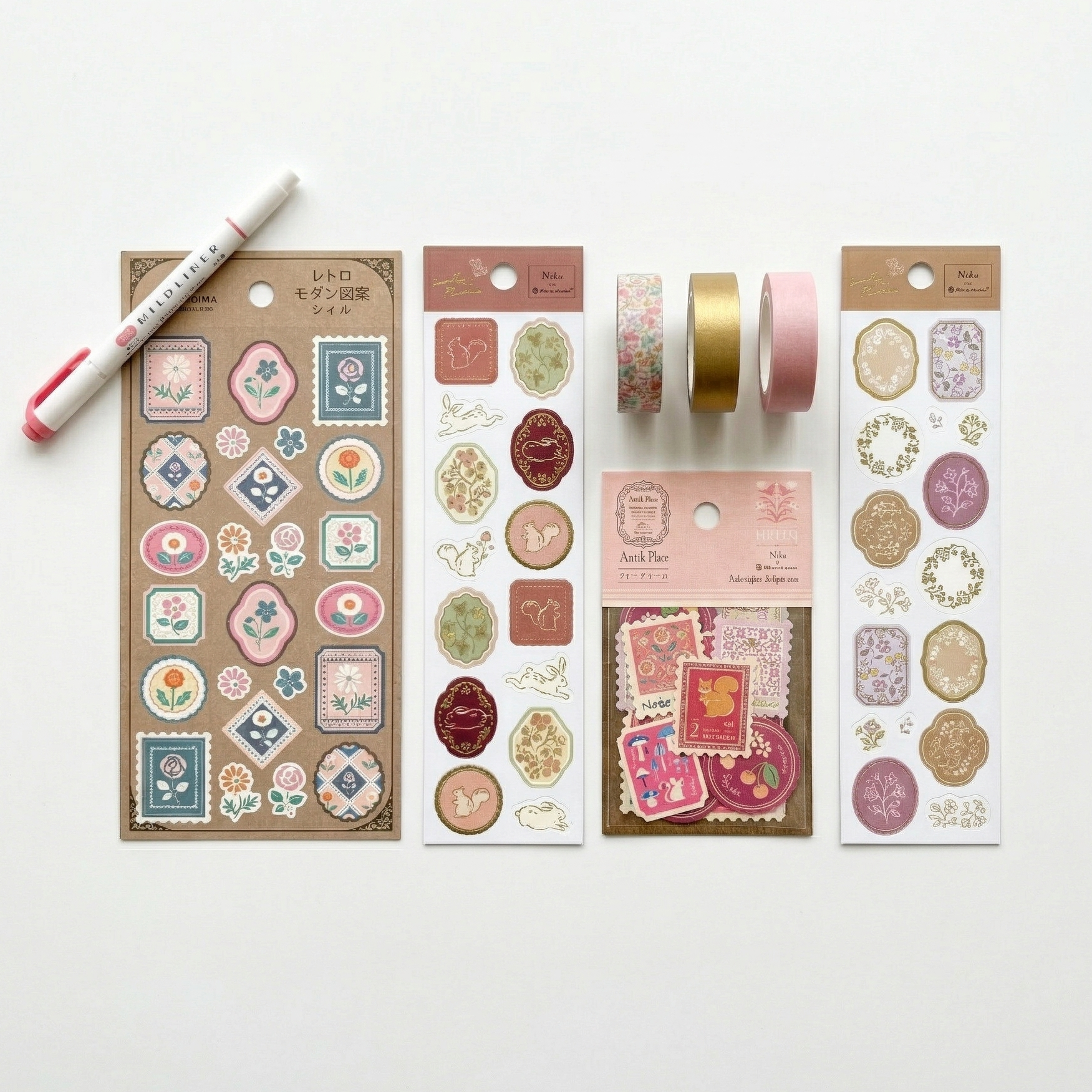 Petal & Pressed Rose | Curated Floral Stationery Bundle