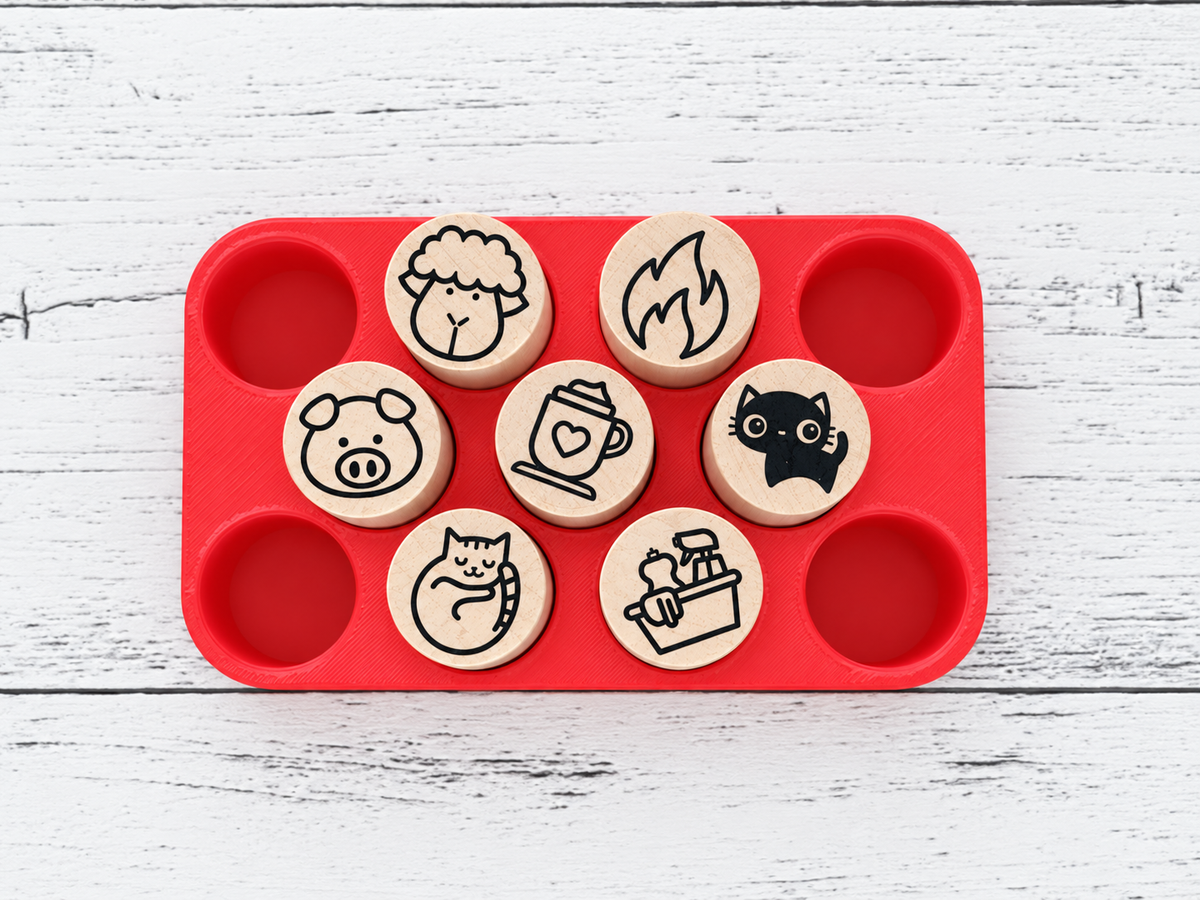 Mini Stamp Holder for Merry & Bright Stamps | Papertail Fox