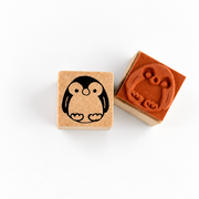 Round Penguin Mini Stamp | Avec Amour