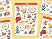 Winter Wishes Sticker Sheet by Wild Pencil Studio | Papertail Fox