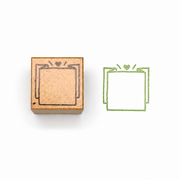 Heart Tag Frame Stamp | Avec Amour