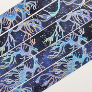 Holographic Leafy Sea Dragon Washi Tape | Adrian Sloth Art