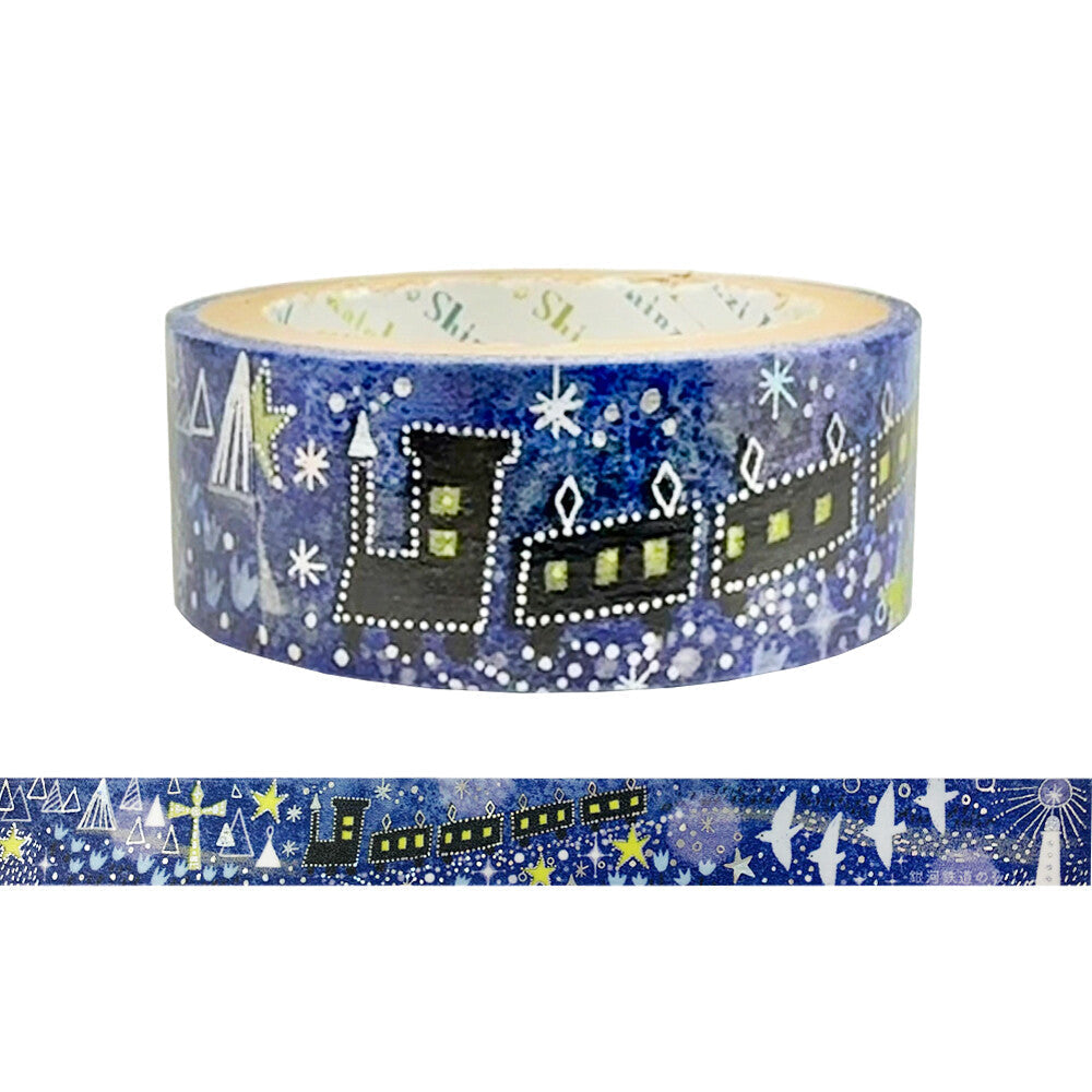 Night on the Galactic Railroad Washi Tape by Seal-do | Papertail Fox