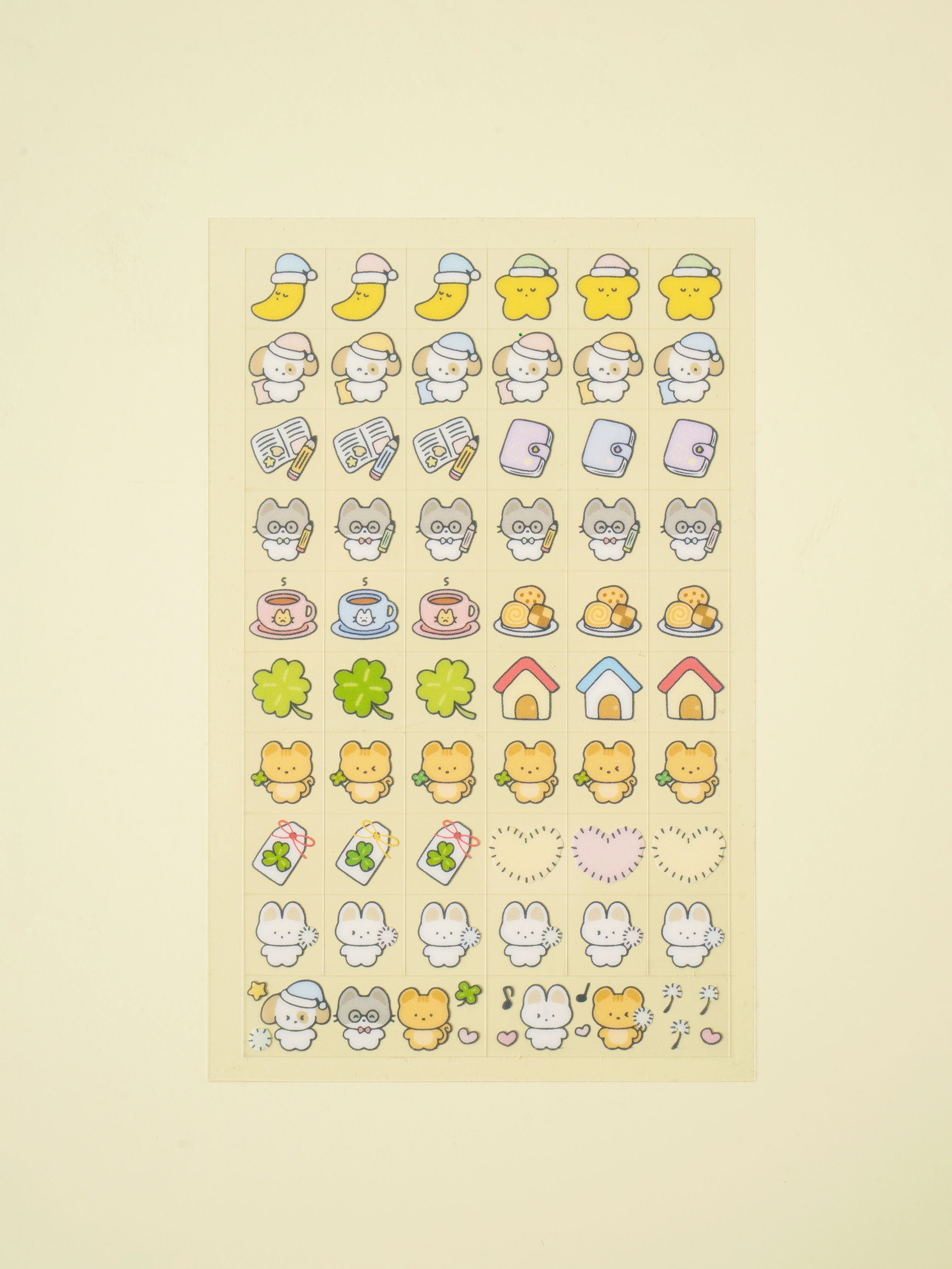 Mini Nemo Daily Life Square 4 Sheet Sticker Set by Daiso | Papertail Fox
