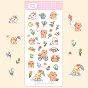 Spring Friends Sticker Sheet | Lily and Stars Studio