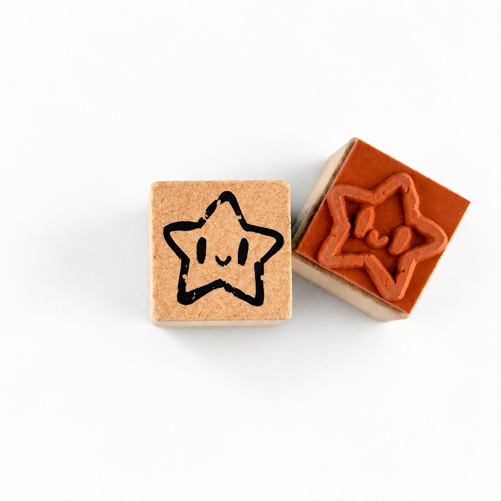 Star Crayon Mini Stamp | Avec Amour