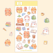 Study Friends Sticker Sheet | Lily and Stars Studio
