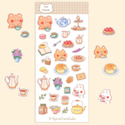Tea Friends Sticker Sheet | Lily and Stars Studio