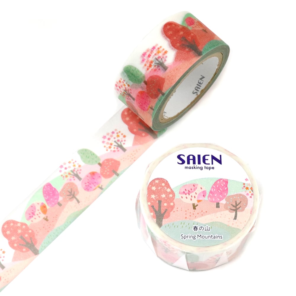 Spring Mountains Washi Tape by Kamiiso SAIEN | Papertail Fox