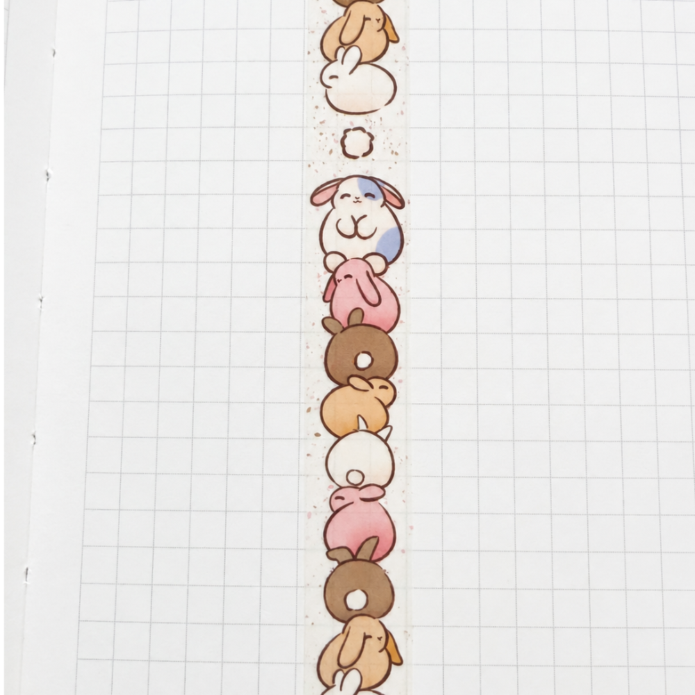 Bunny Stack Washi Tape | Adrian Sloth Art