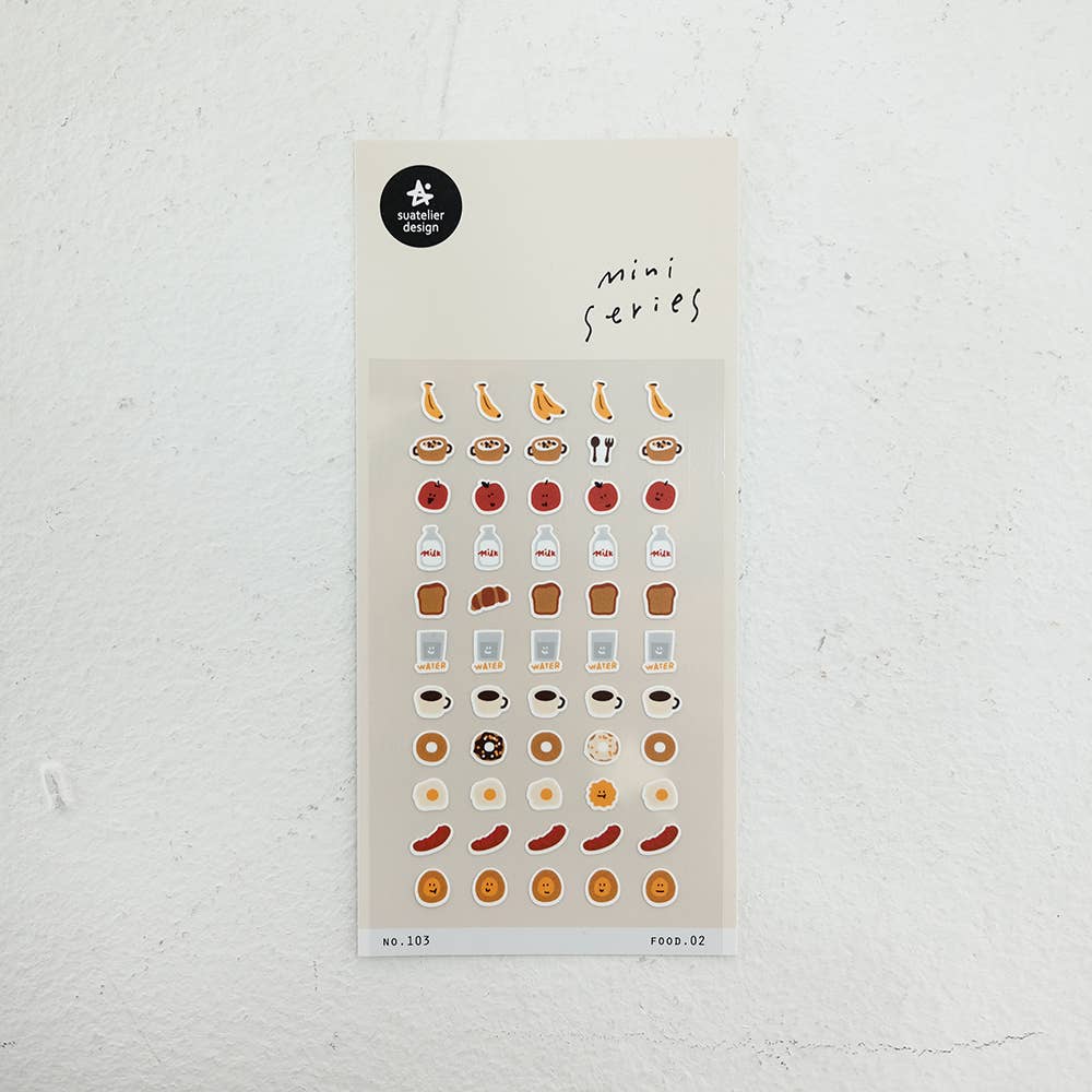 Breakfast Table Mini Sticker Sheet by Suatelier