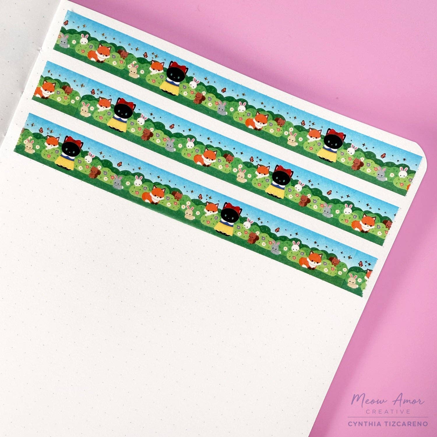 Fairest Meow of All Washi Tape | Meow Amor Creative