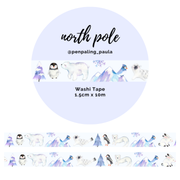 North Pole Washi Tape | Penpaling Paula