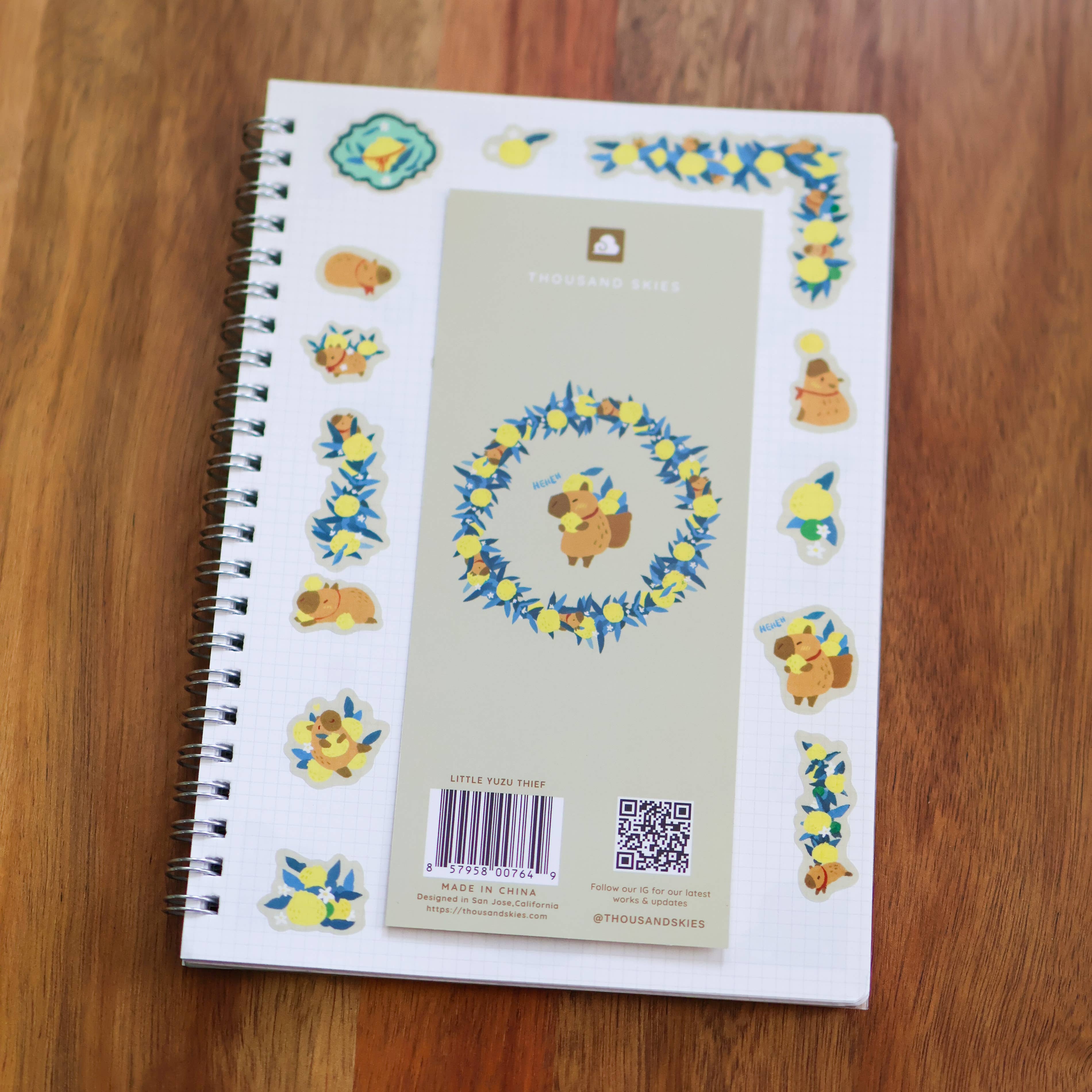 Sticker Sheet (Washi) - Little Yuzu Thief