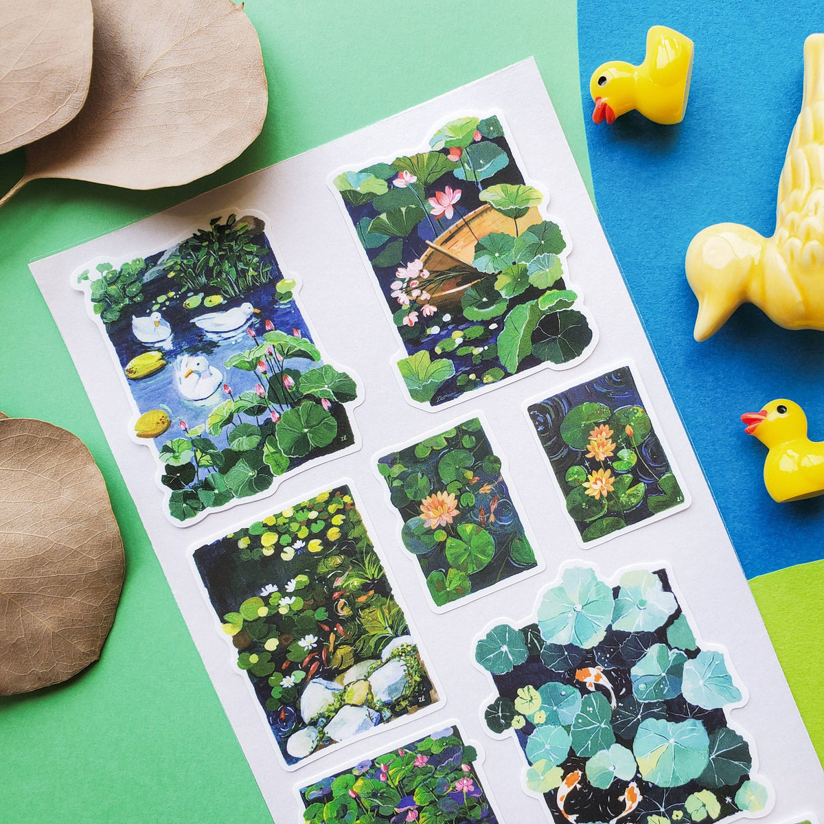 Pond Hopping Sticker Sheet