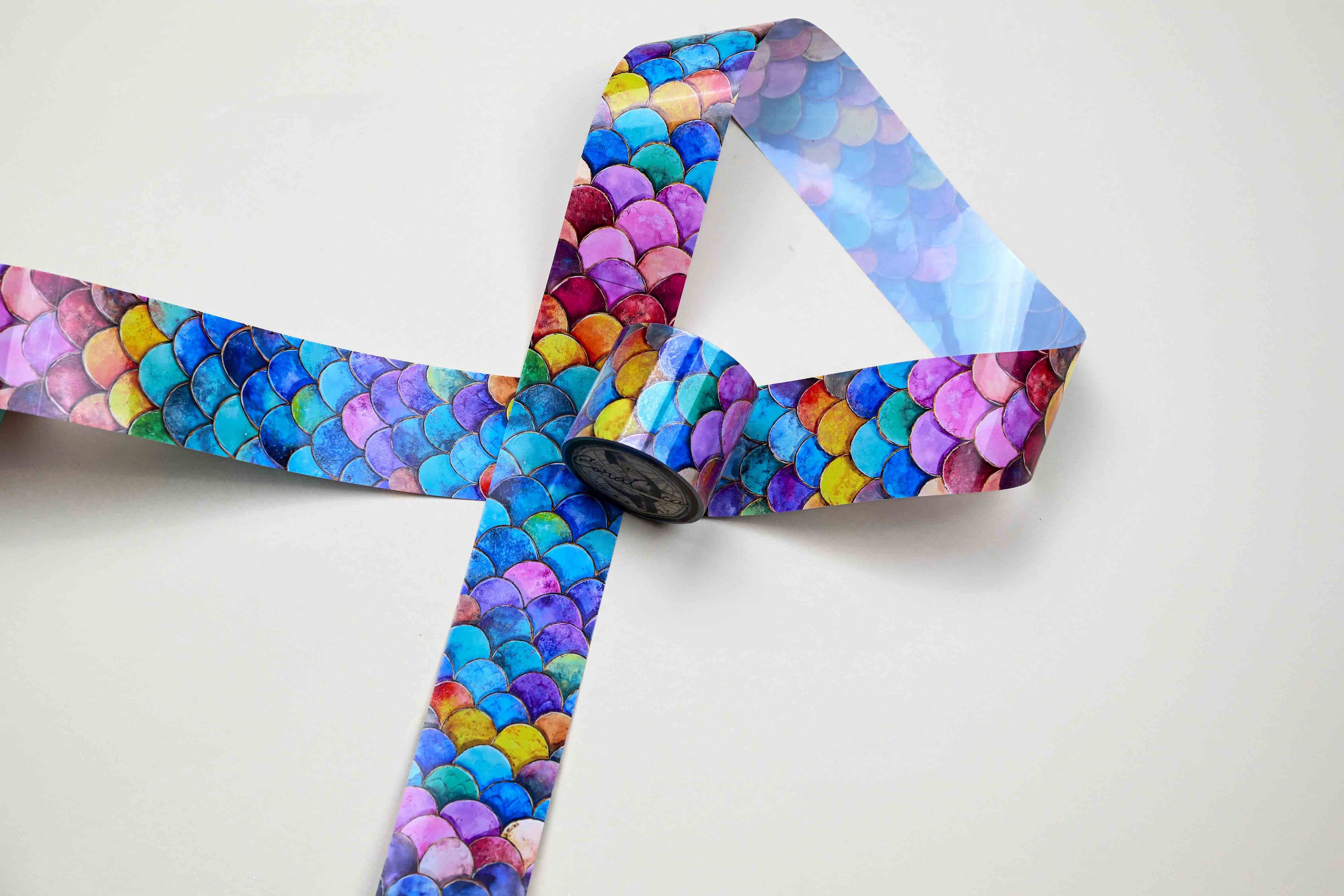 Mermaid Scale Tape | CoraCreaCrafts