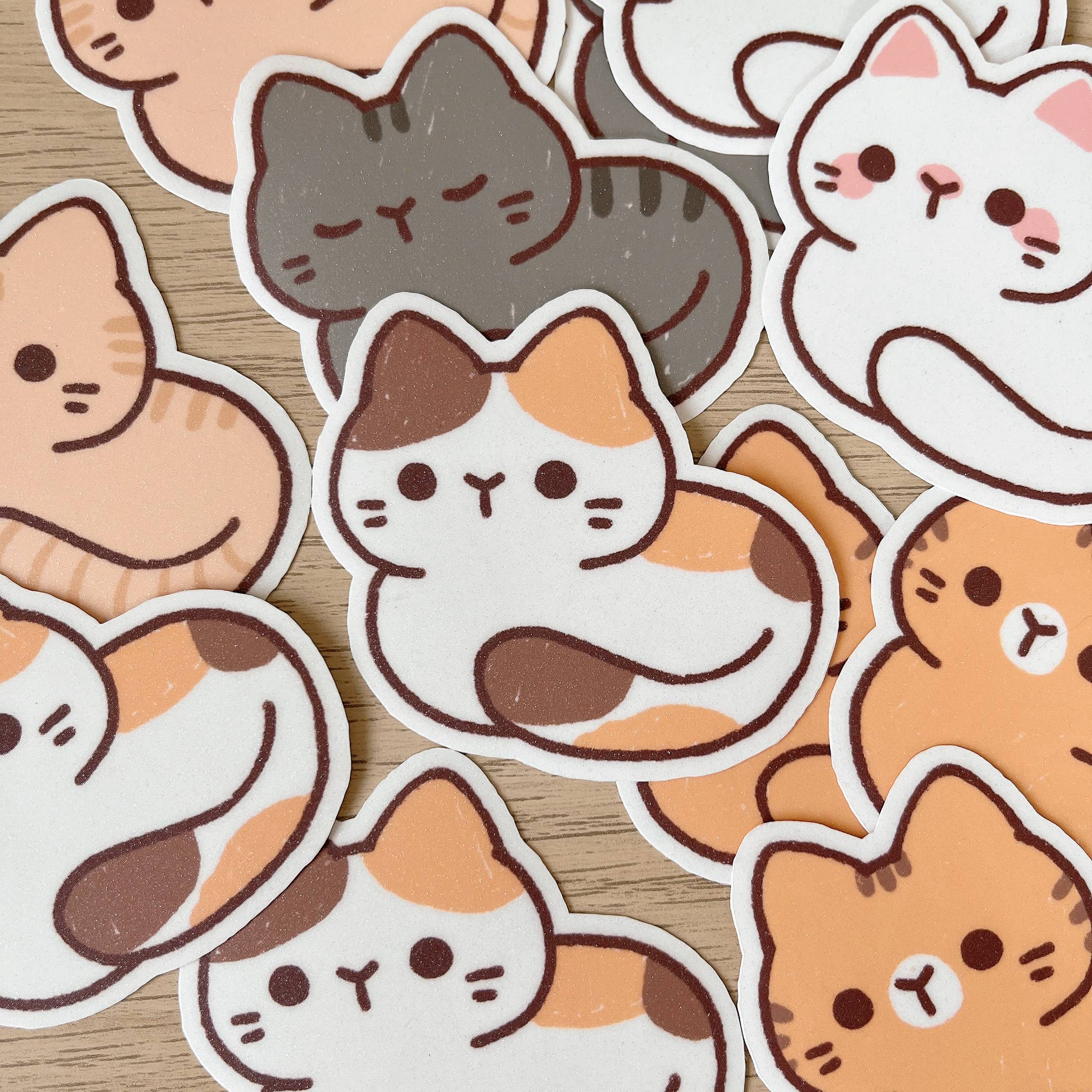 Calico Cat Loaf Sticker by Cherry Rabbit | Papertail Fox