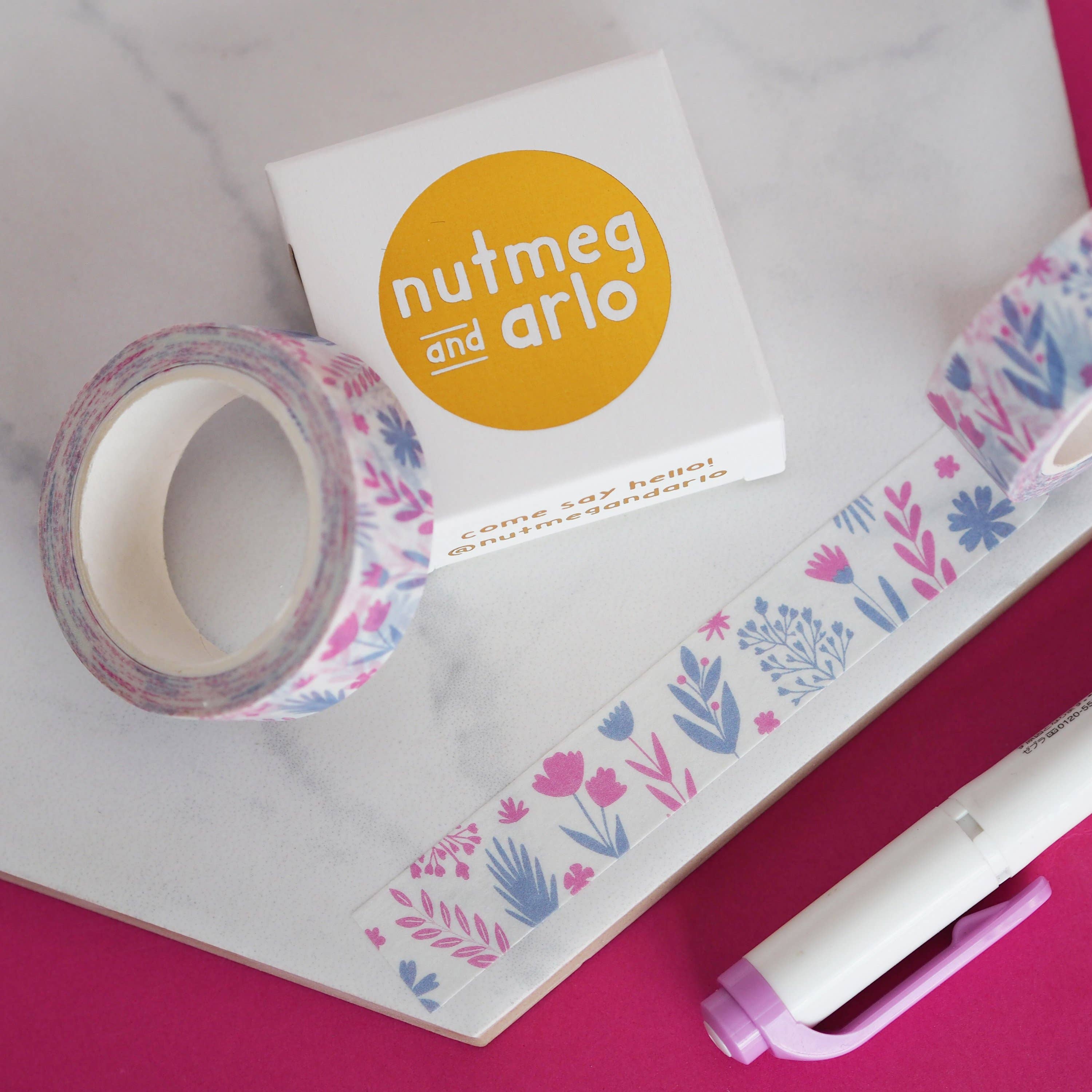 Flower Garden Floral Washi Tape | Nutmeg and Arlo