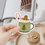 Hot Chocolate Vinyl Sticker | Tilda & Theo