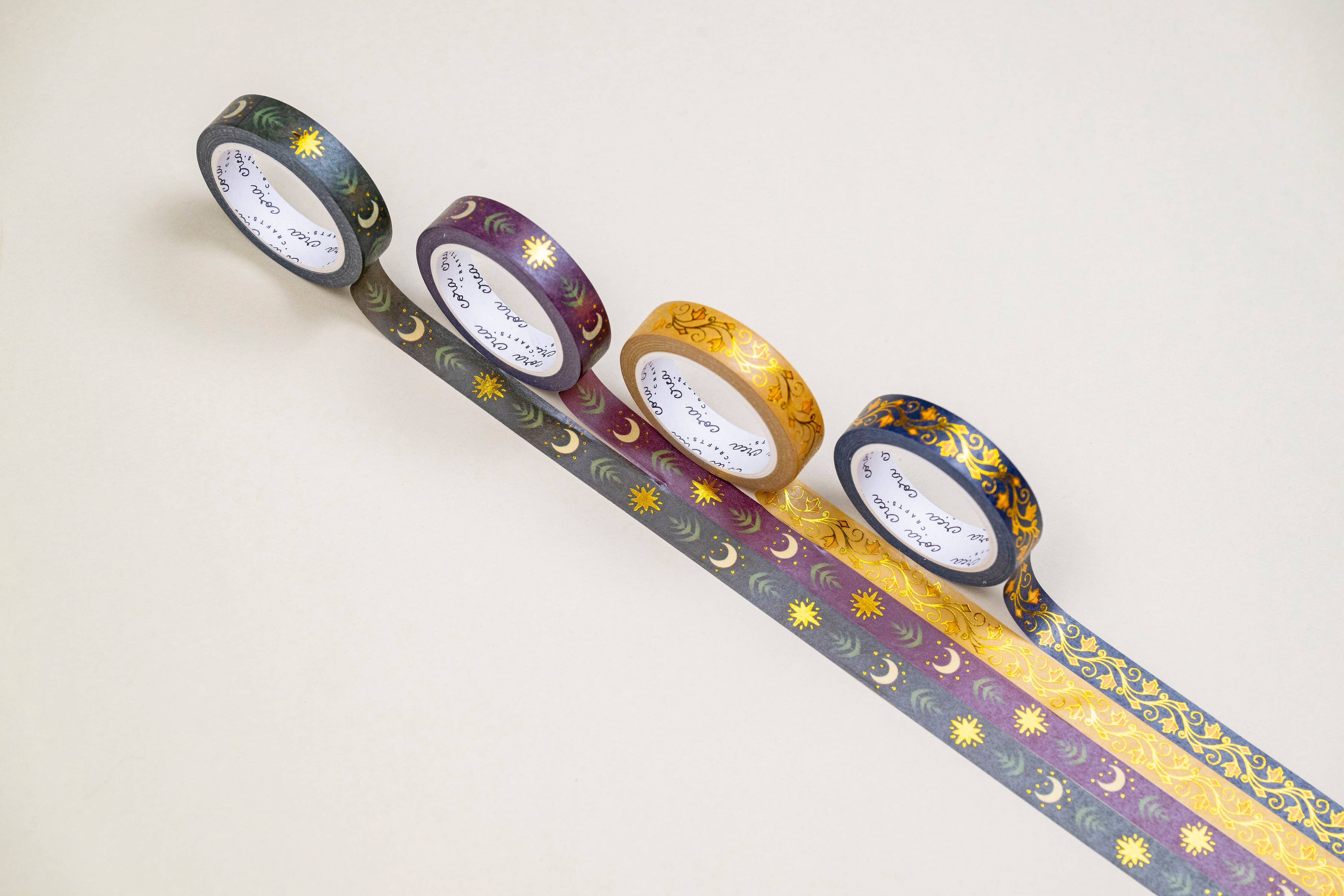 Dream & Vines Foiled Washi Tape Set | CoraCreaCrafts