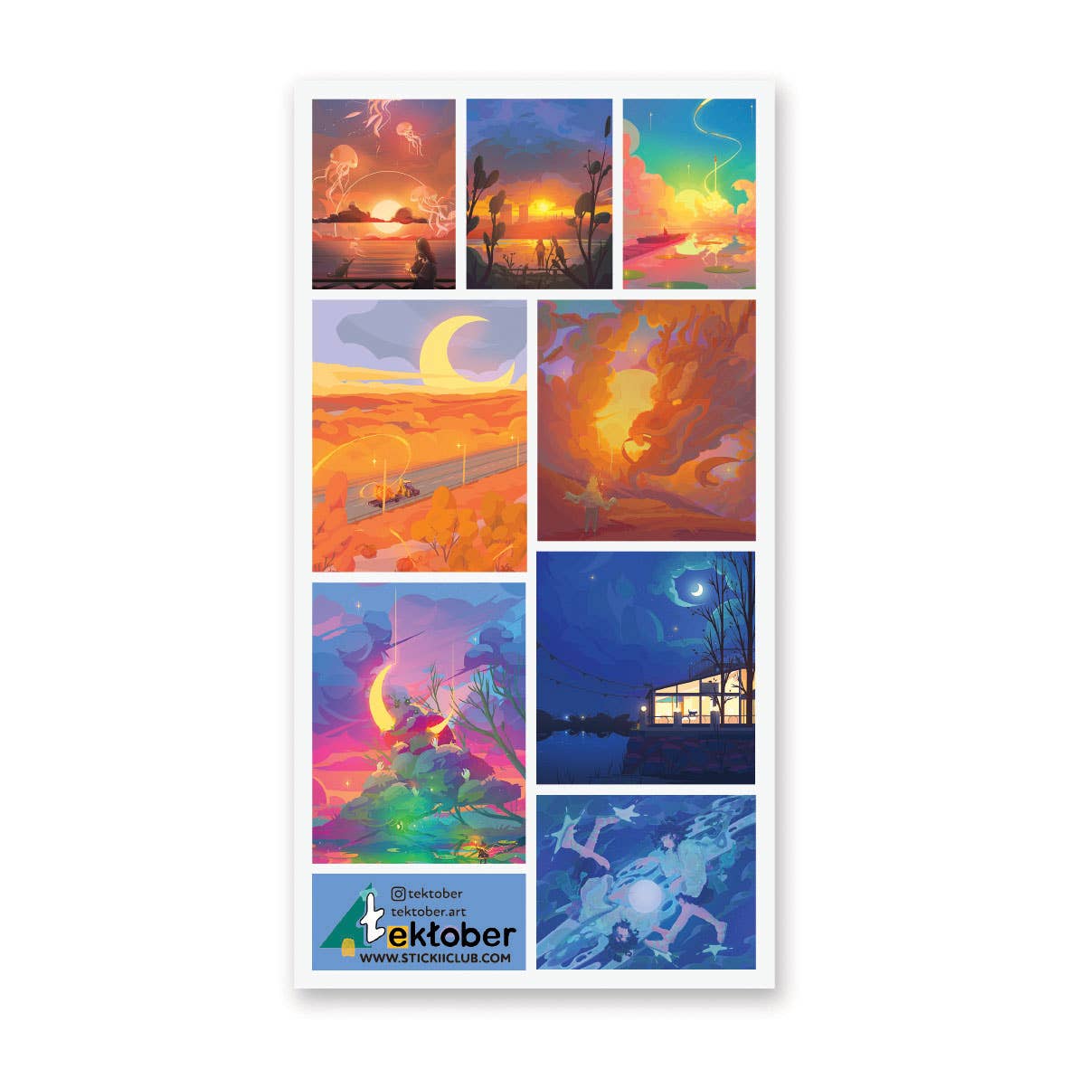 Wondrous Skies Sticker Sheet