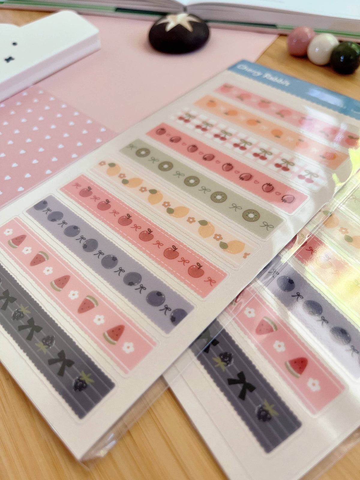 Fruit Deco Tapes Sticker Sheet no.133 by Cherry Rabbit | Papertail Fox