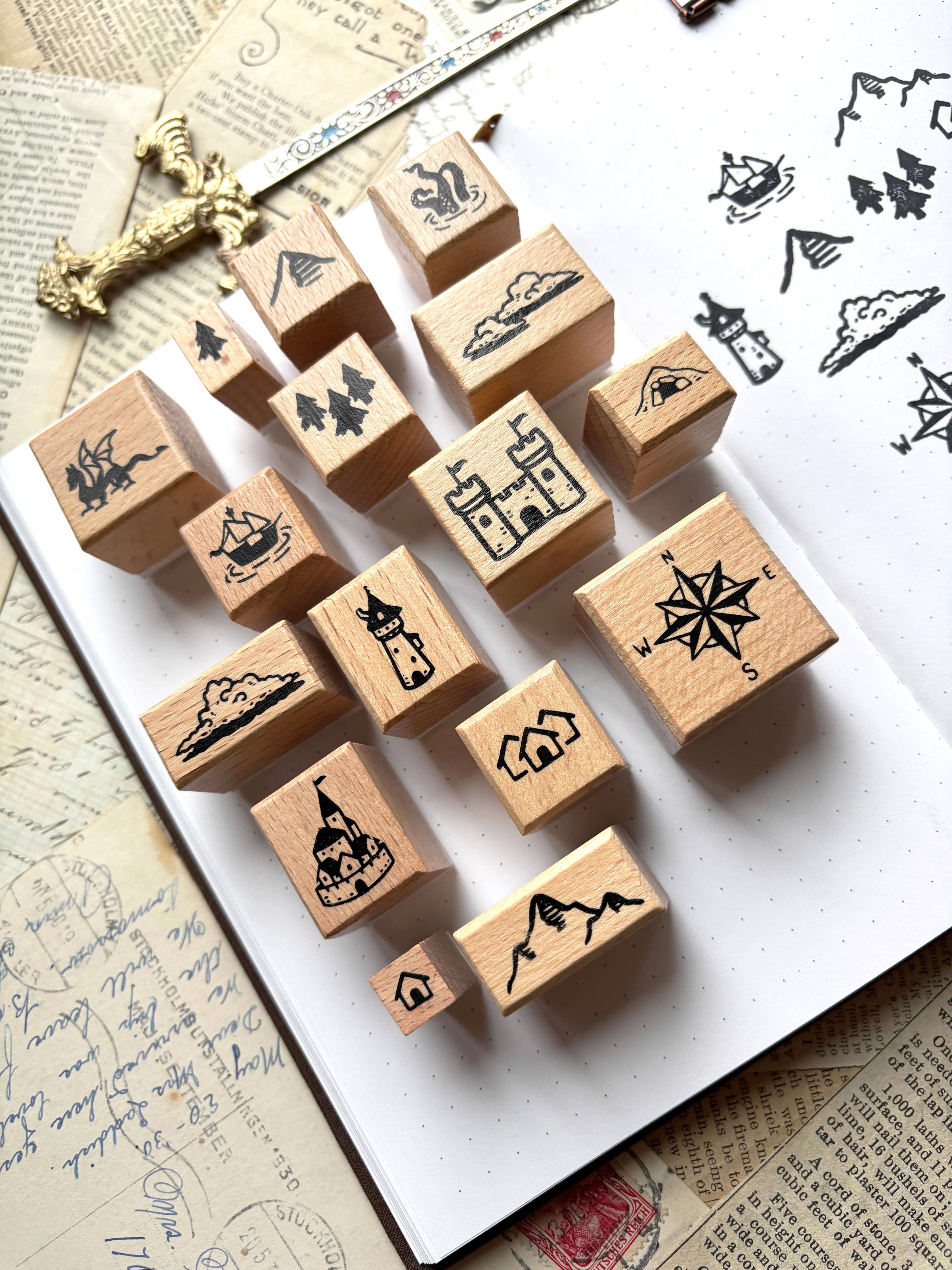 Fantasy Map Stamp Kit | The Creeping Moon
