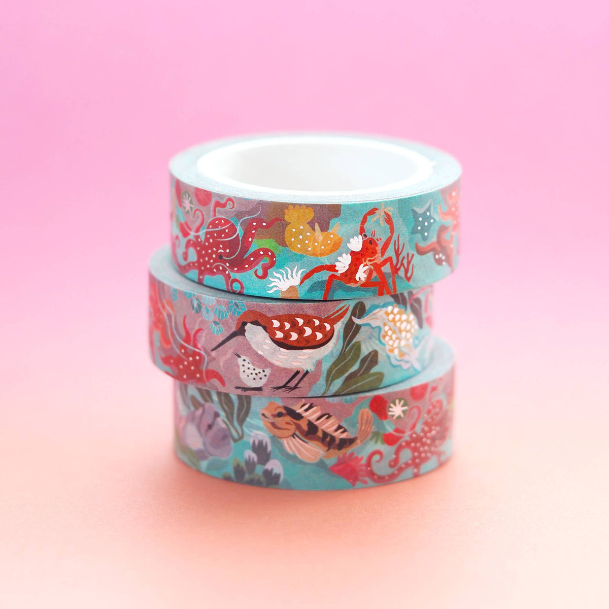 Tidepool Single Roll Washi Tape by Shoal | Papertail Fox