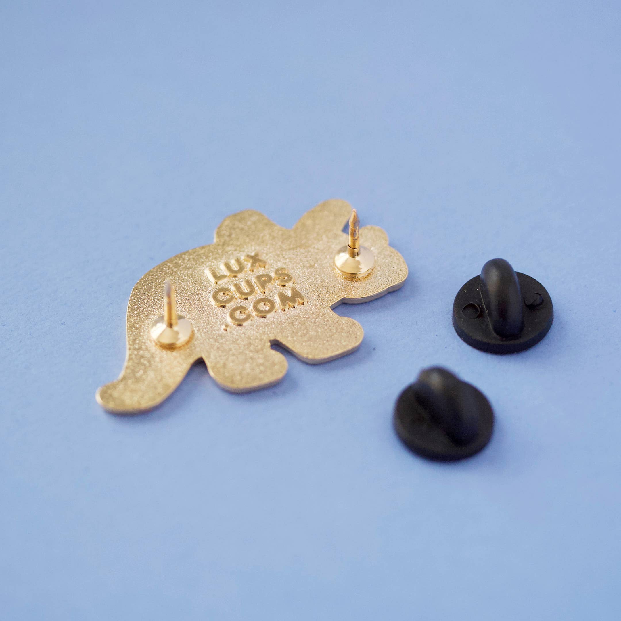 Triceratops Cookie Enamel Pin | LuxCups Creative