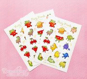 Fruity Friends Sticker sheet