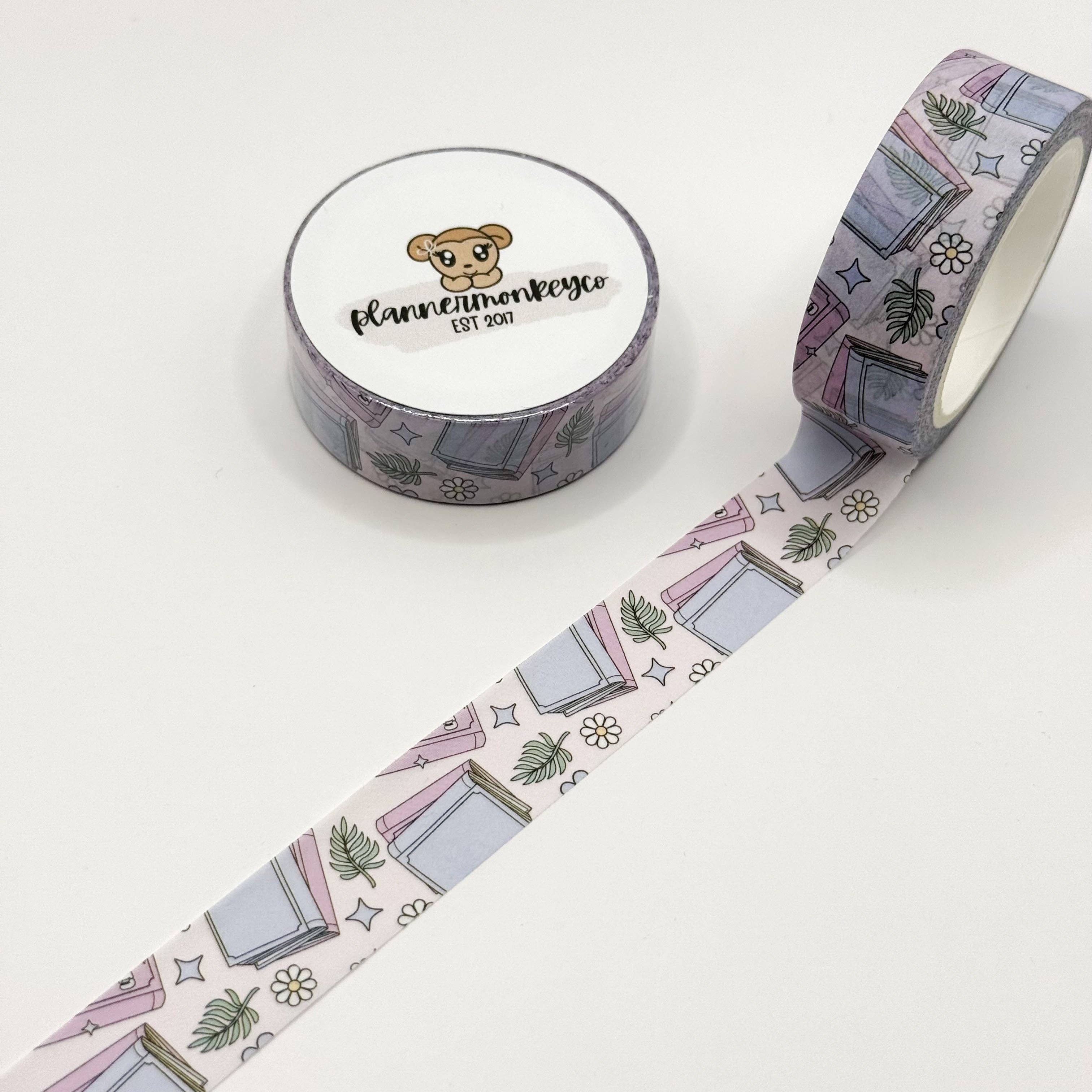 Bookish Girlie Washi Tape | Planner Monkey Co
