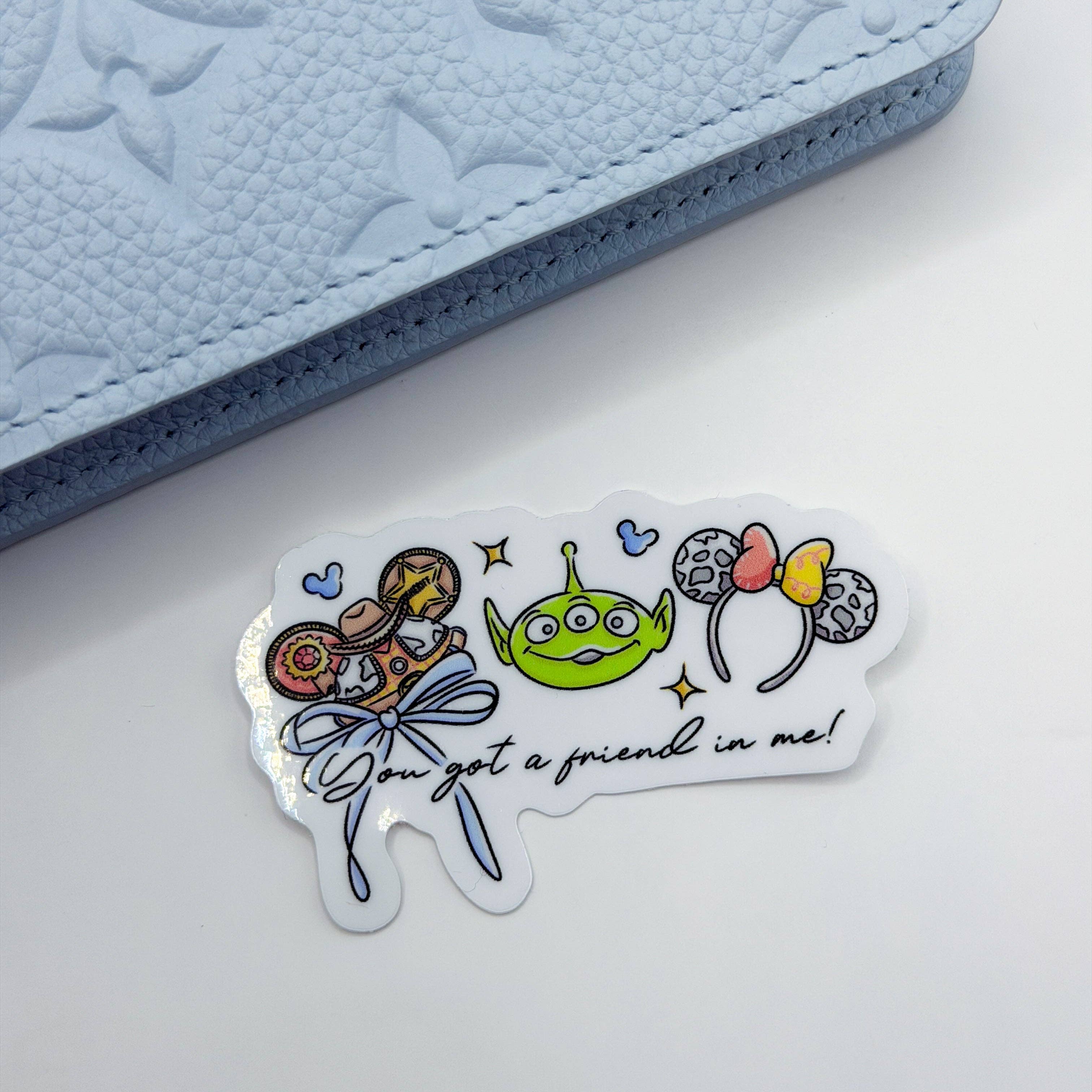 Friend In Me Ears Vinyl Die Cut Sticker | Planner Monkey Co