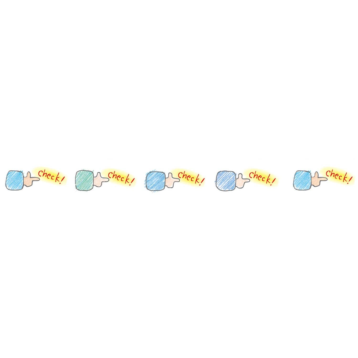 Petit Deco Tape: Collage C - Metallic