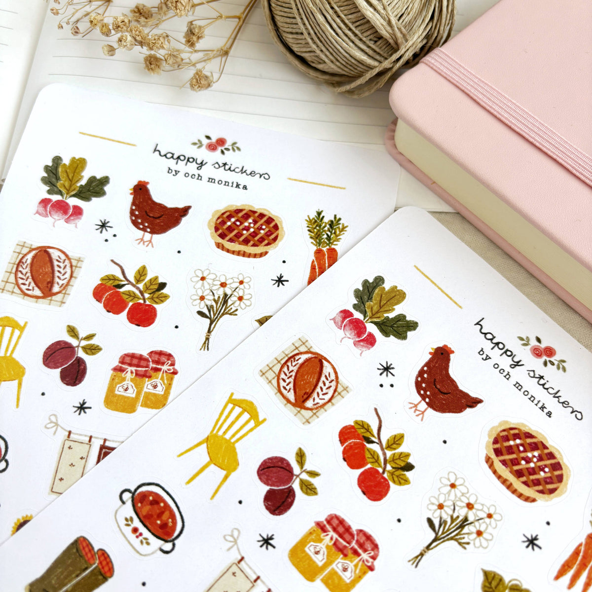 Countryside Sticker Sheet | Och Monika