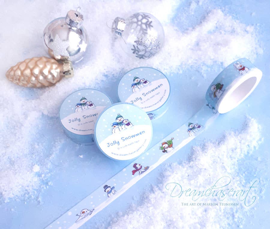 Jolly Snowmen christmas winter washi tape