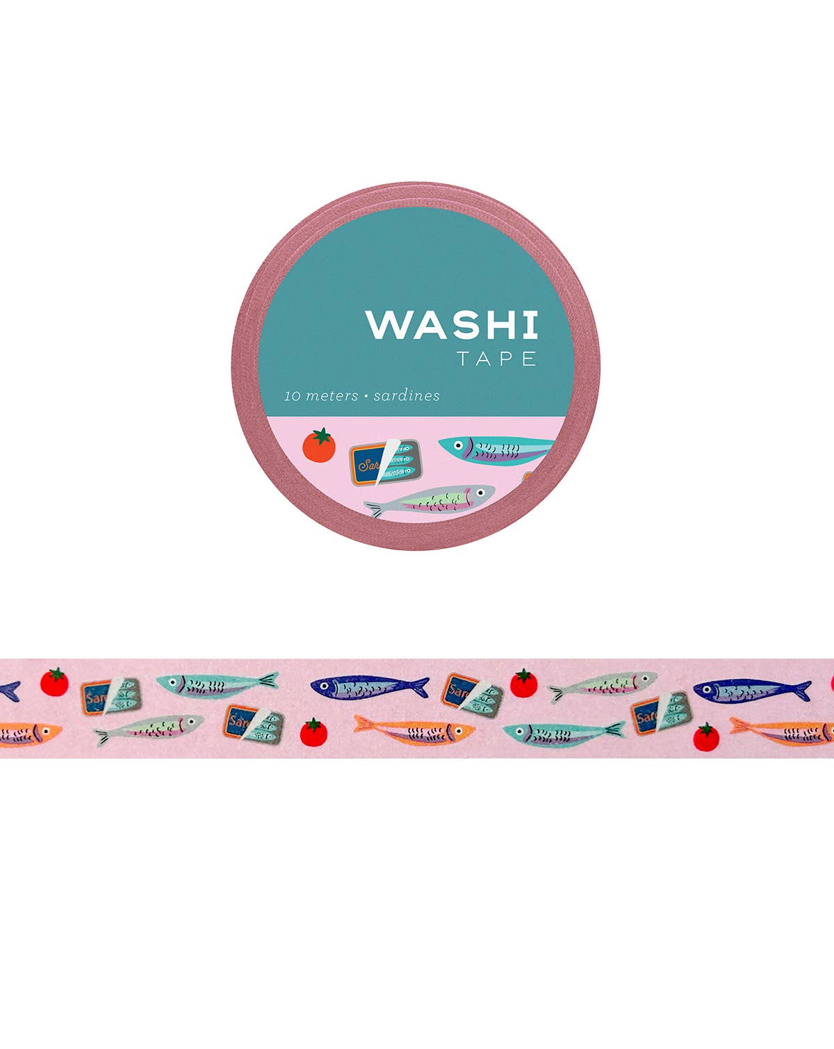 Sardines Washi Tape by Girl of All Work | Papertail Fox