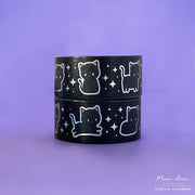 Void Cat Holographic Foil Washi Tape by Meow Amor Creative | Papertail Fox