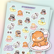 Summer Vibes Sticker Sheet by CutieSquad | Papertail Fox