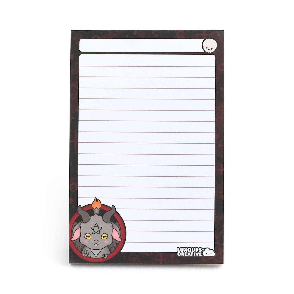 Baphomet Notepad by LuxCups Creative | Papertail Fox