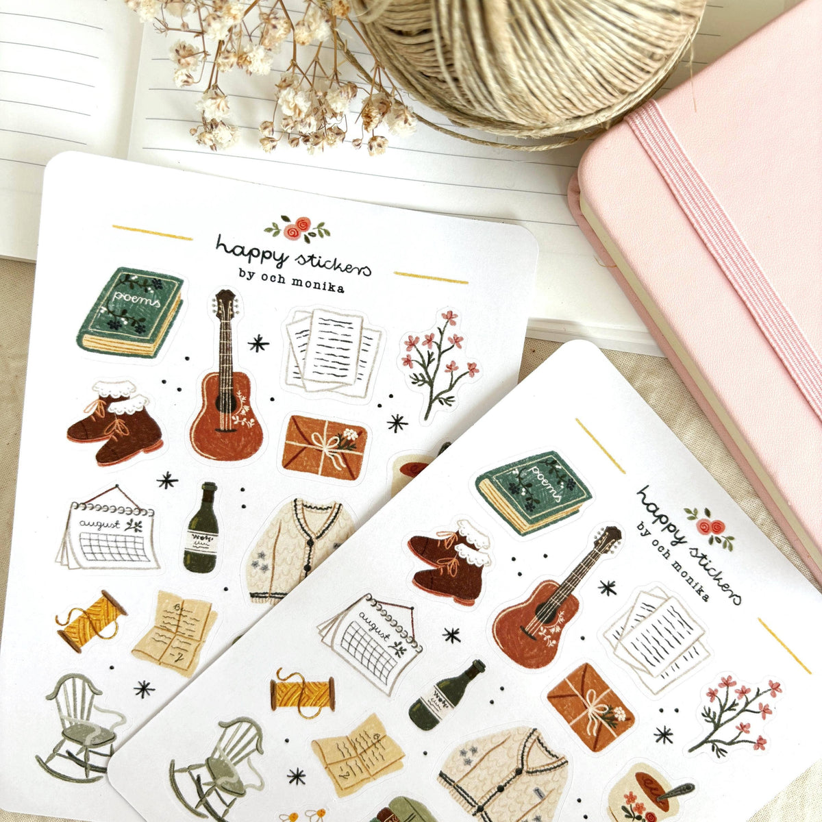 Folklore Sticker Sheet | Och Monika