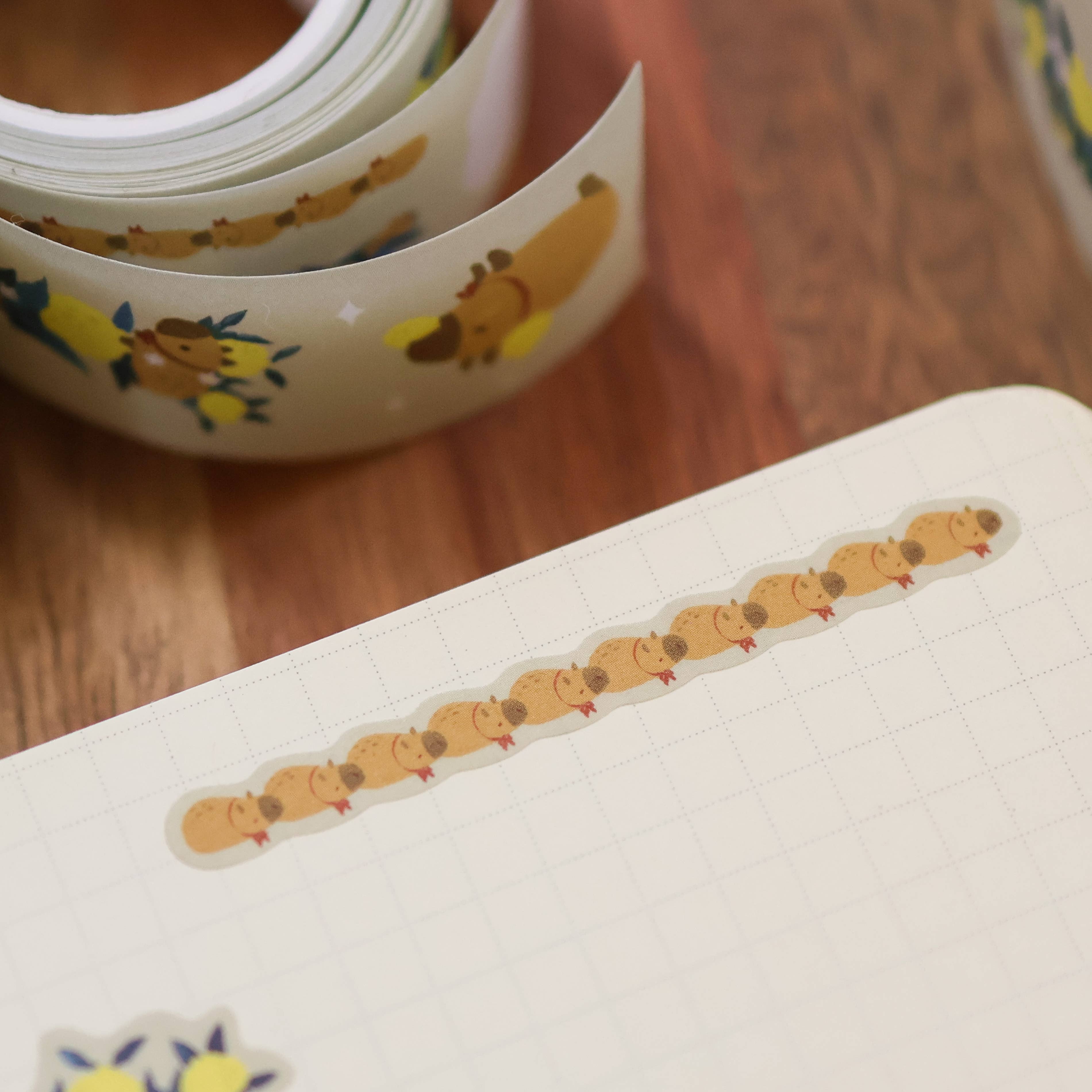 Kiss Cut Washi Tape - Yuzu Thief Capy