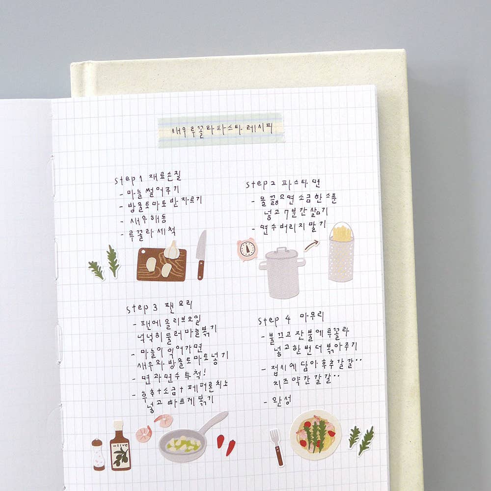 Pasta Kitchen Sticker Sheet by Suatelier