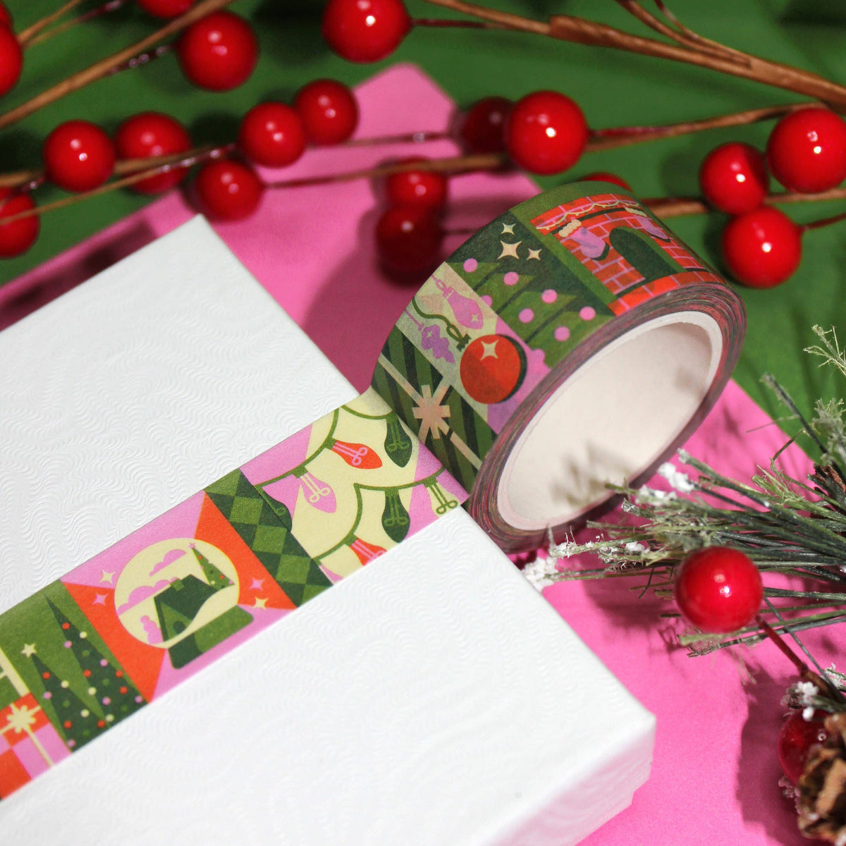 Jolly Holiday Washi Tape | New Heights Studio