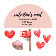 Penpaling Paula: Valentine's Mail - Pet Tape Pre Cut