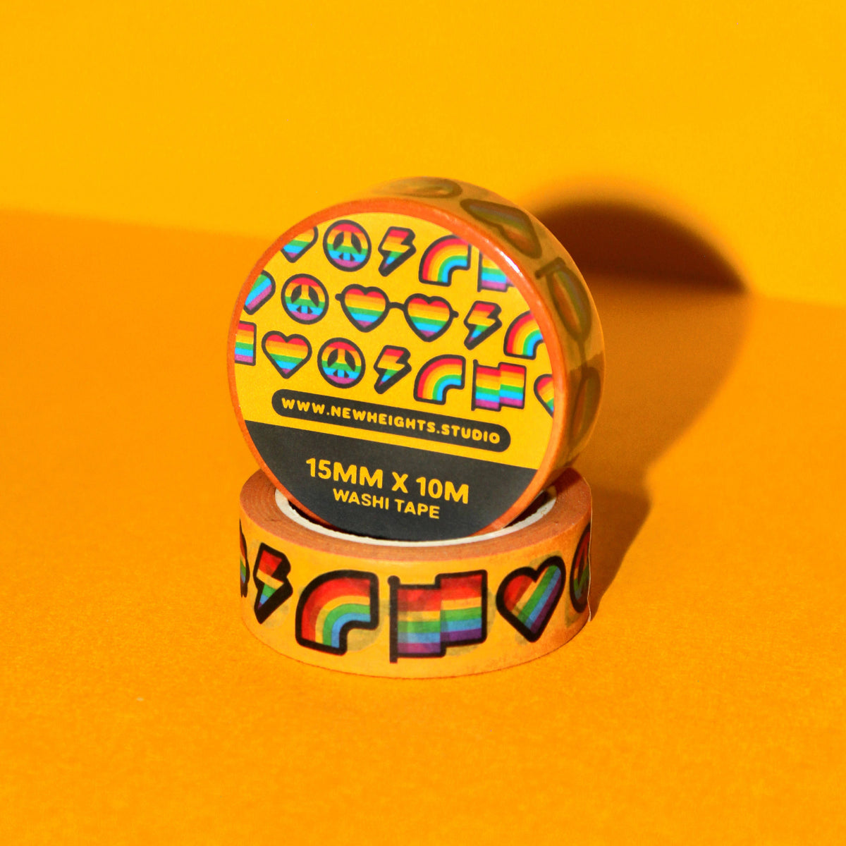 Rainbow Love Washi Tape | New Heights Studio
