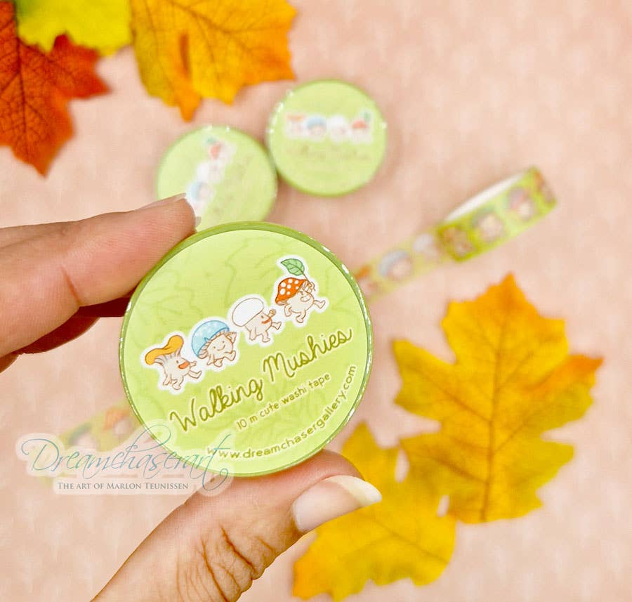 Walking Mushies Washi Tape