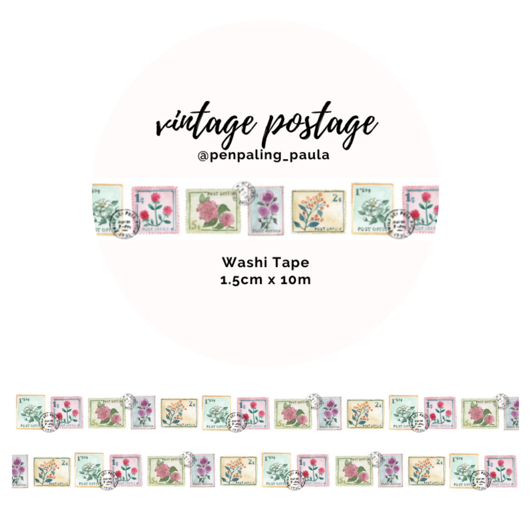 Vintage Postage - Washi Tape