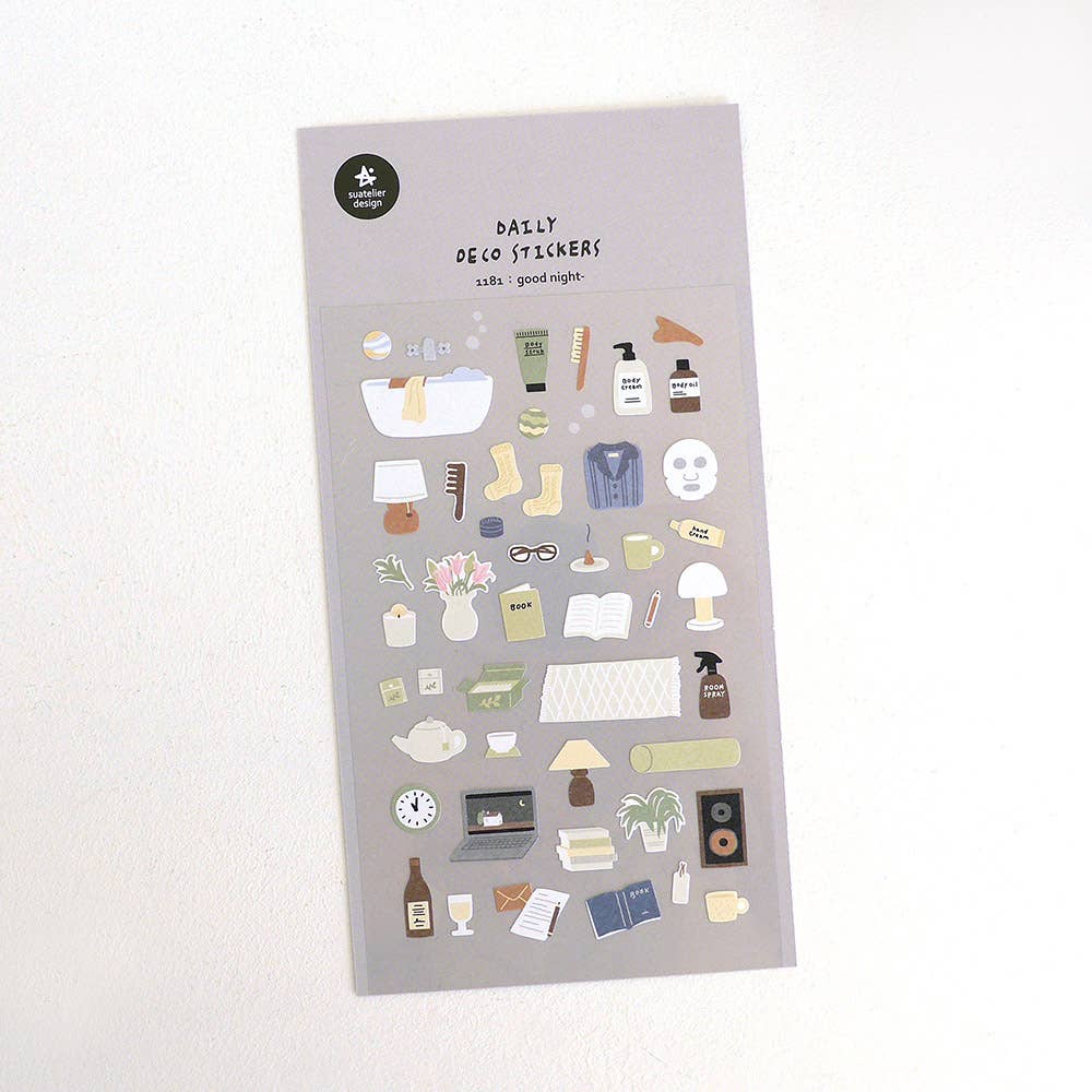 Good Night Sticker Sheet by Suatelier