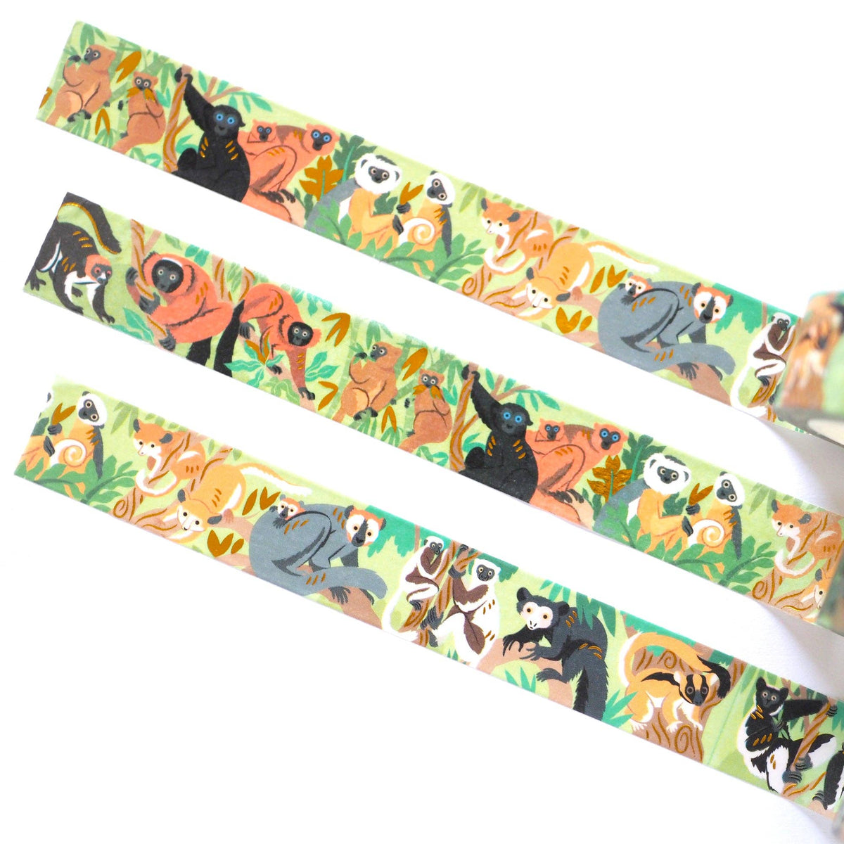 Lemur Single Roll Washi Tape by Shoal | Papertail Fox